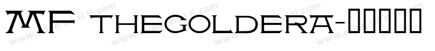 MF thegoldera字体转换